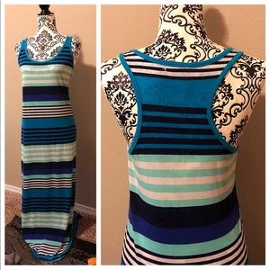 Ambiance Apparel Papaya racerback tank maxi dress